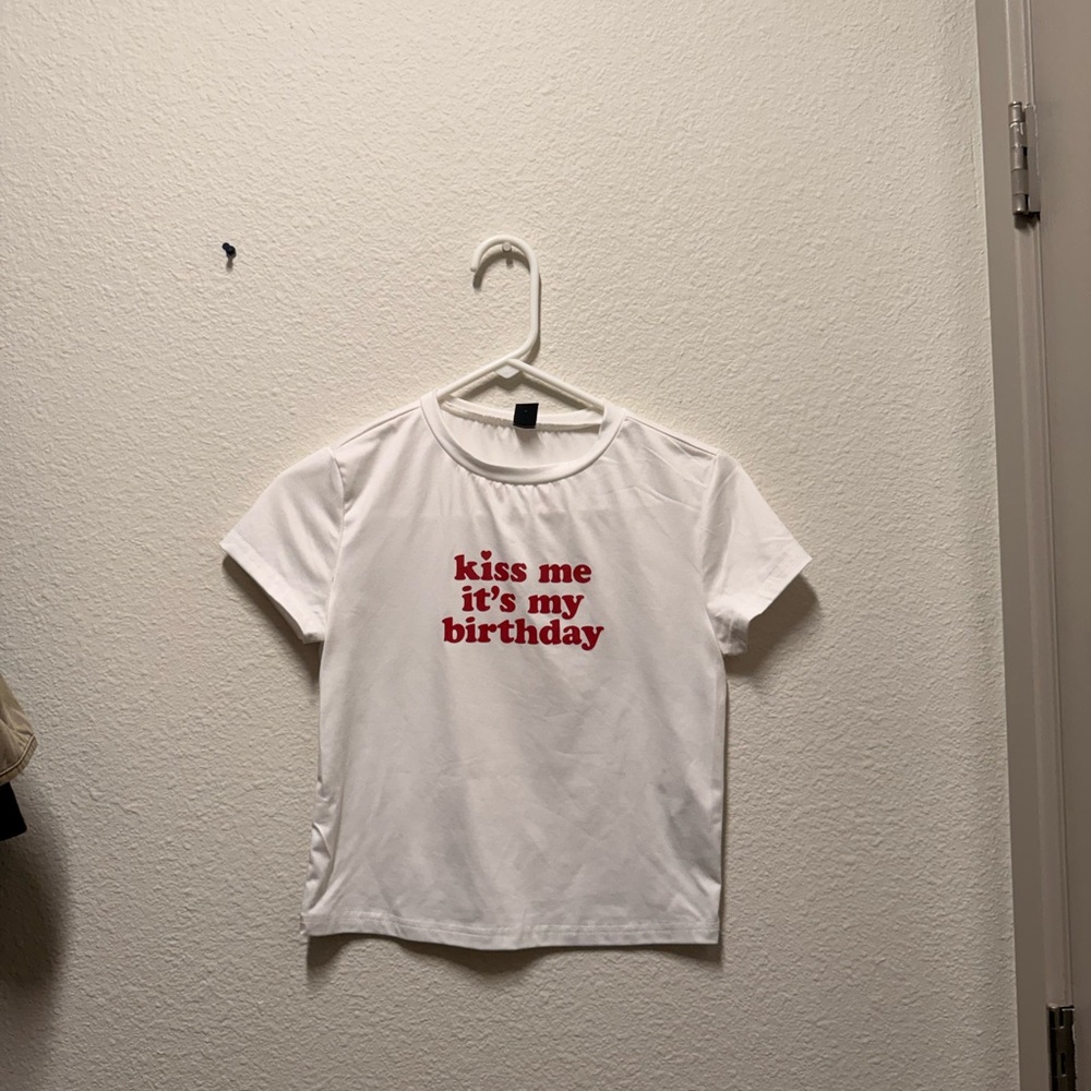 Kids White Birthday T-Shirt